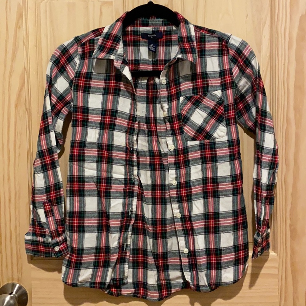 Long-sleeve Flannel Button Up